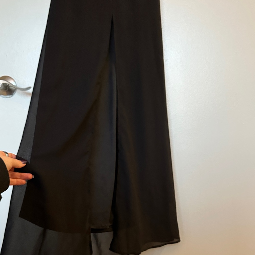 Lulu's Black Lace-Back Maxi Dress - Picture 3 of 6